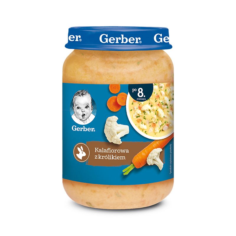 Gerber zupka kalafiorowa z królikiem - 1