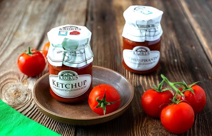 Krokus Ketchup Z Przetartych Pomidorów 180g