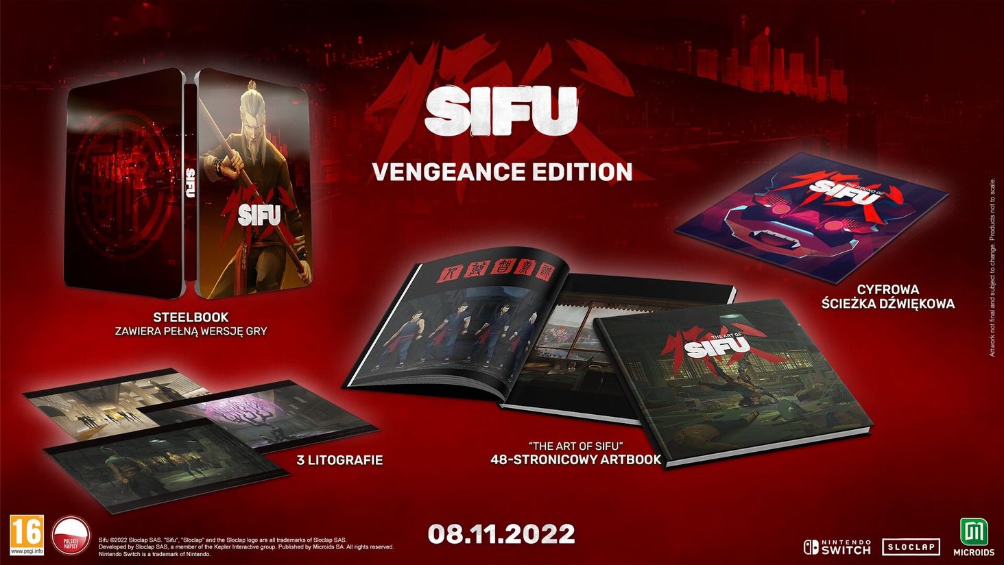 SIFU Vengeance Edition Nintendo
