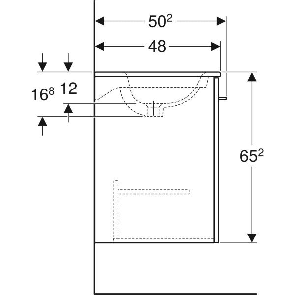 geberit rysunek techniczny