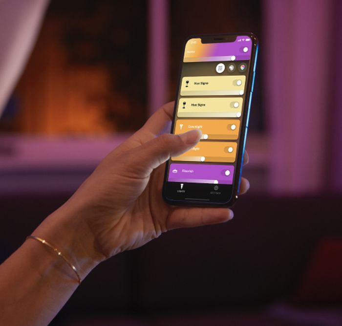 Philips Hue lampa Go czarna sterowanie bluetooth