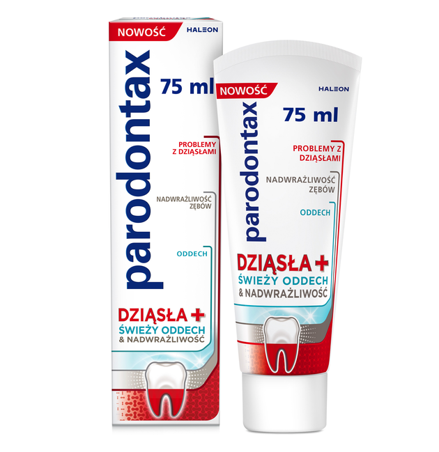 Parodontax Dziąsła + Świeży Oddech & Nadwrażliwość 75ml
