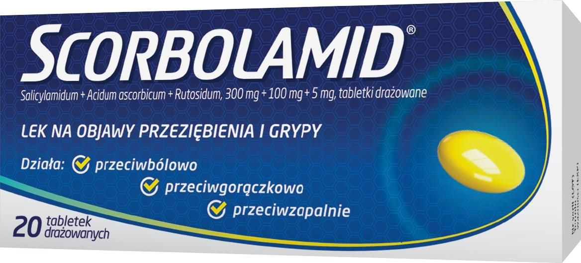 Scorbolamid 20 tabl. draż. opakowanie