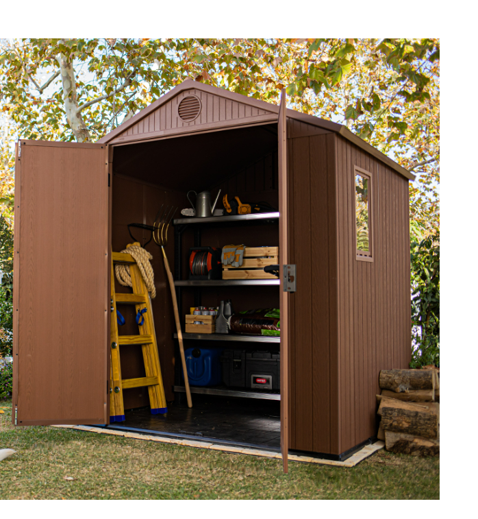 Keter Darwin 6x6 Domek Ogrodowy 190x182x221cm -3