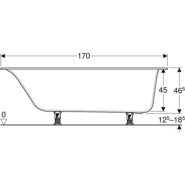 geberit rysunek techniczny