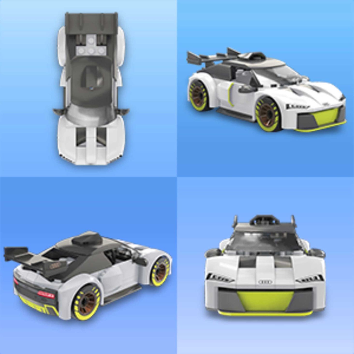 MEGA™ Hot Wheels® Audi R8 LMS GT2 5