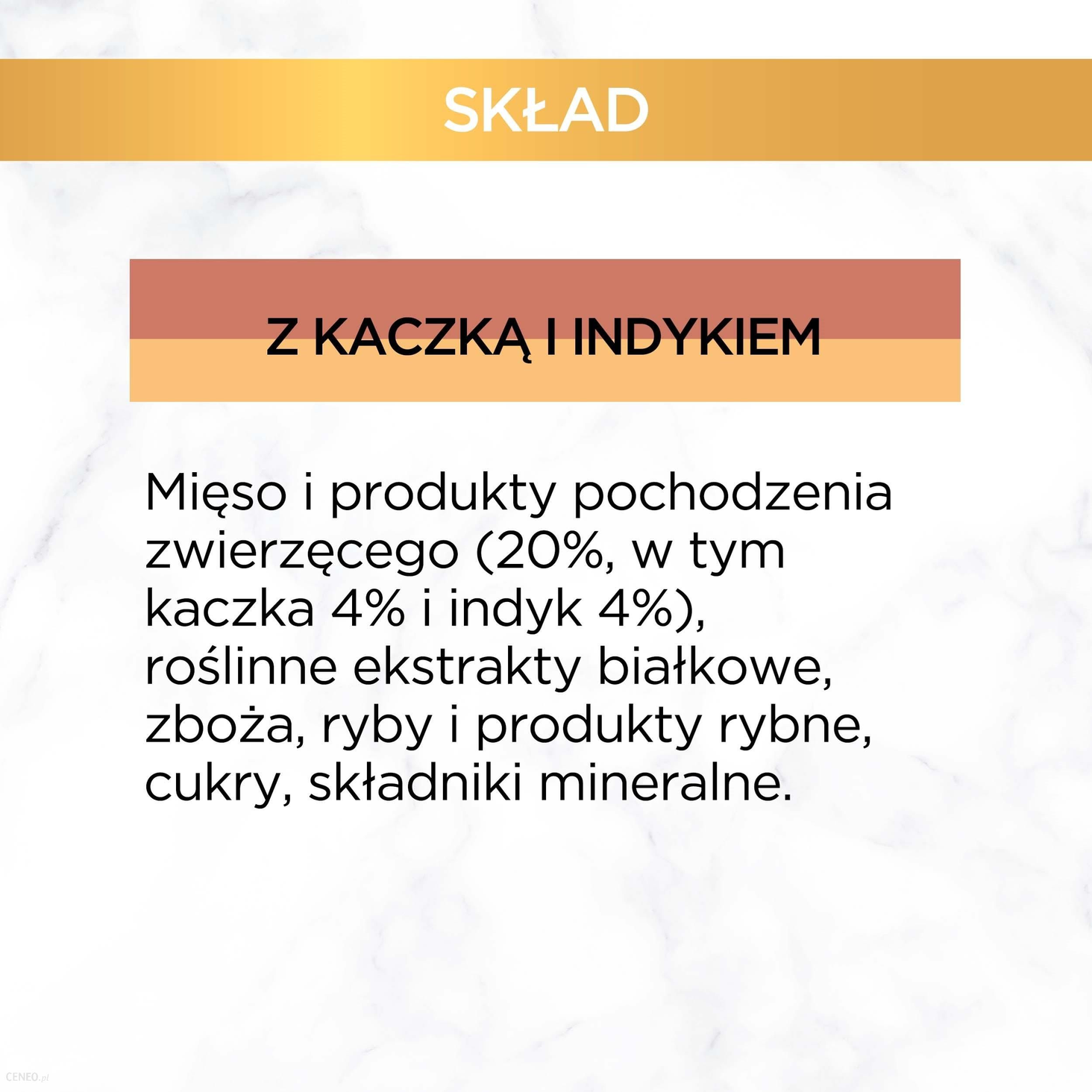 GOURMET GOLD Casserole z kaczką i indykiem w sosie sklad