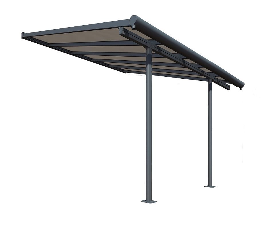 Palram Aluminiowe Zadaszenie Tarasu Sierra 3x3,05m Brązowe
