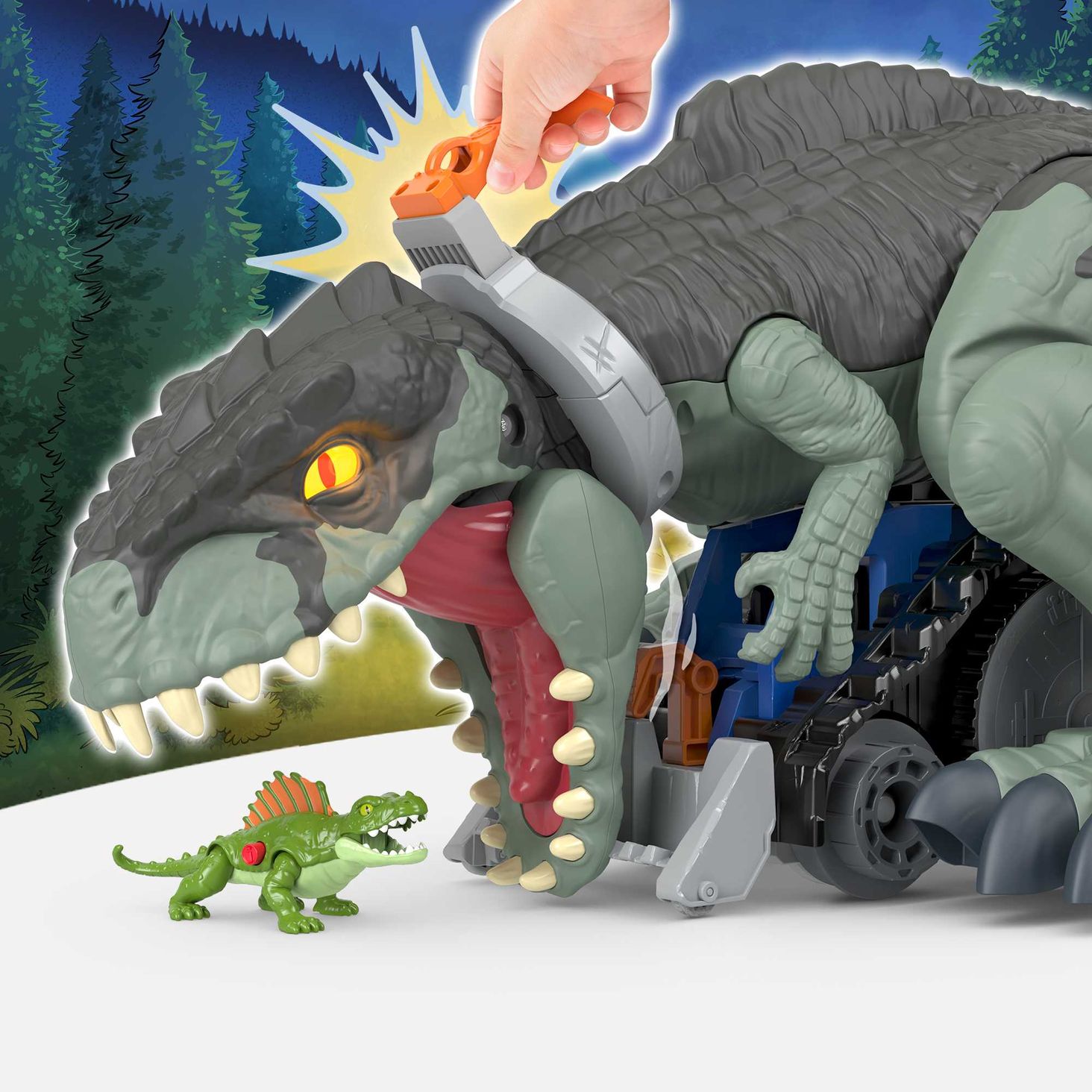 Imaginext Jurassic World Ryczący Gigadinozaur