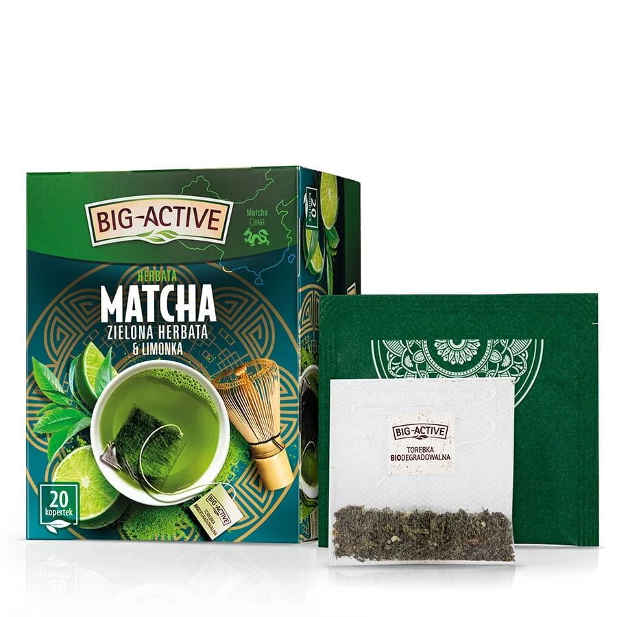 Big-Active Herbatka Yerba Mate Limonka & Trawa cytrynowa 1