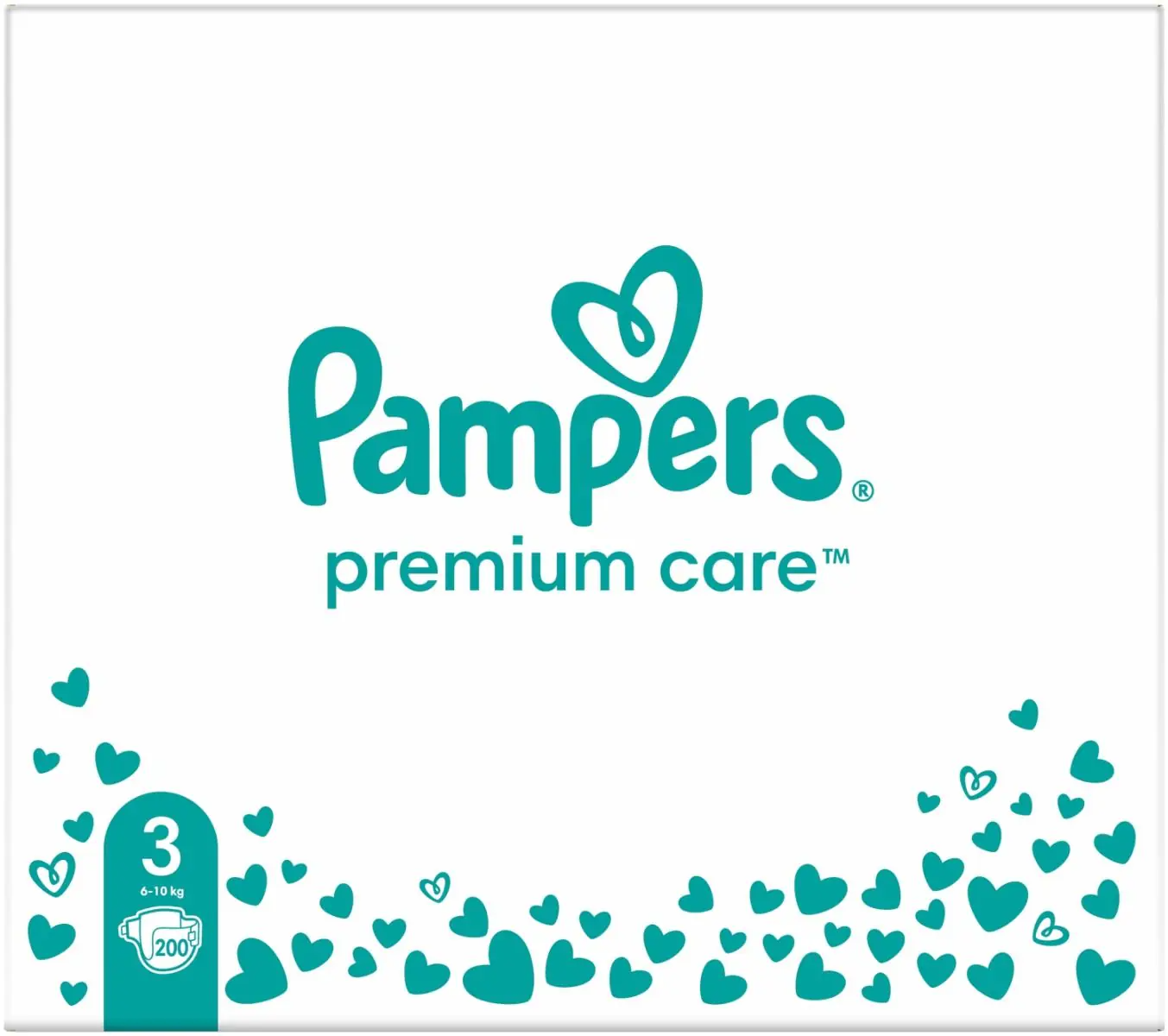 Pampers Premium Care Rozmiar 3, 6-10 kg 200 szt.