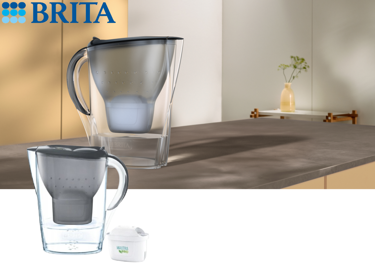 BRITA dzbanek Marella grafitowybaner lifestyle