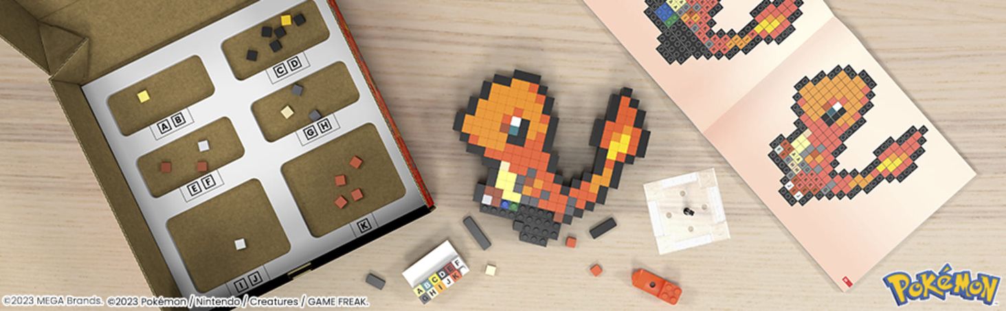MEGA Pokémon Pixel Charmander HTH76
