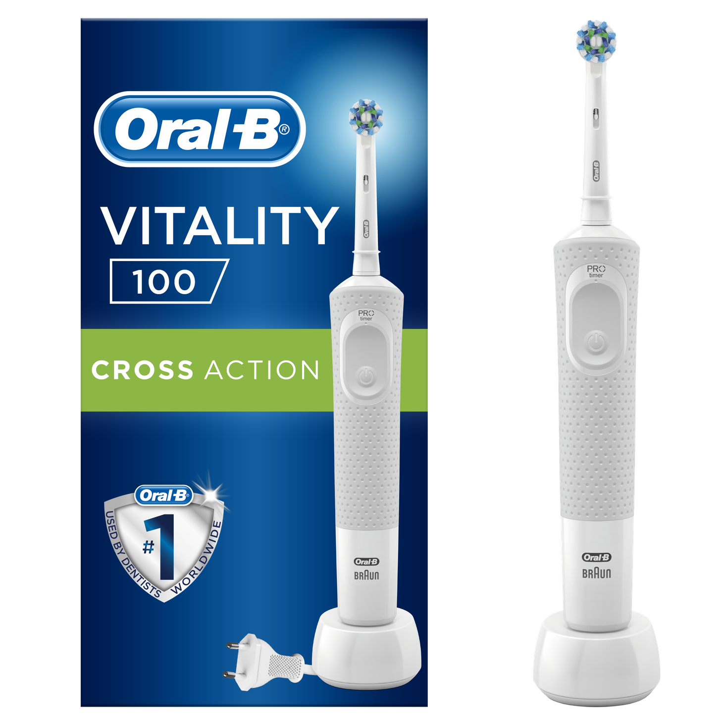 Oral-B Vitality 100 Szczoteczka elektryczna biały