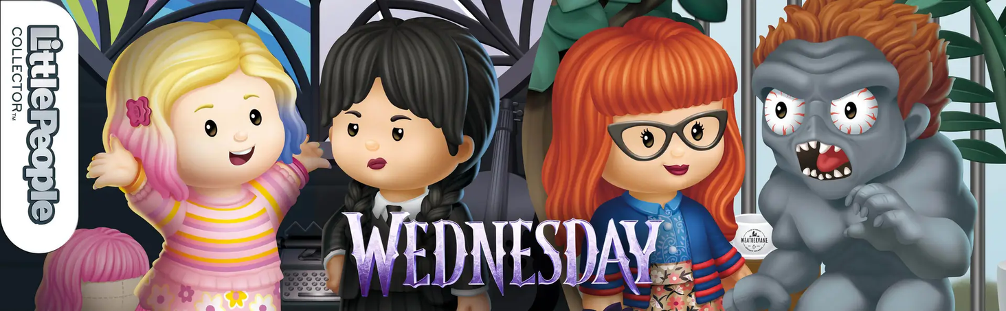 Little People Wednesday 4-pak figurek Zestaw
