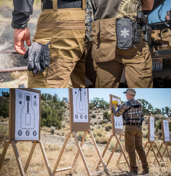 Helikon-Tex Spodnie Hybrid Tactical Pants tarcza