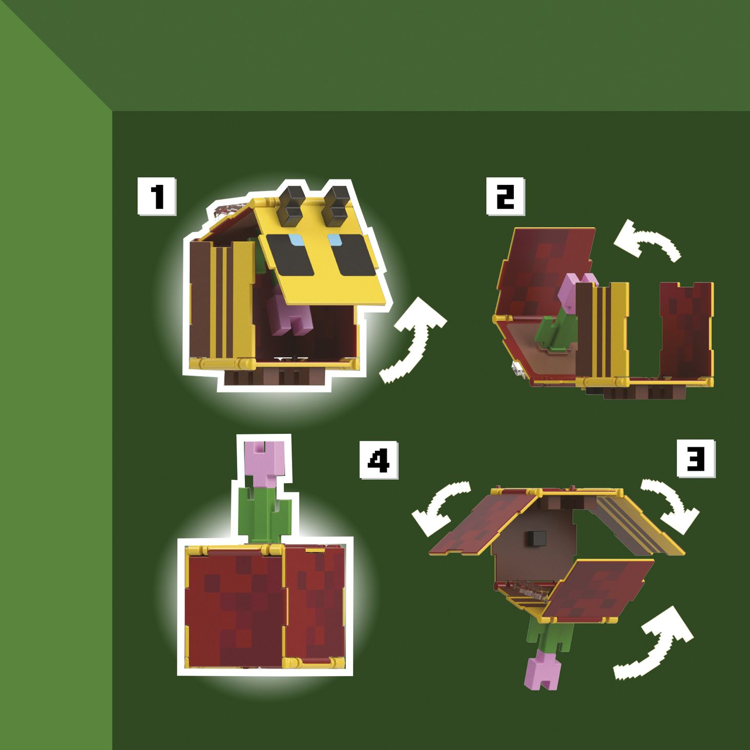 Minecraft Figurka z transformacją 2 w 1 3