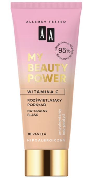AA MY Beauty Power Rozświetlający podkład
