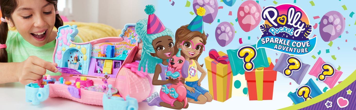 Polly Pocket™ Imprezka Pieska Zestaw1
