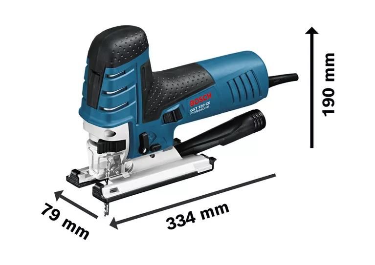 Bosch GST 150 CE Professional wymiary