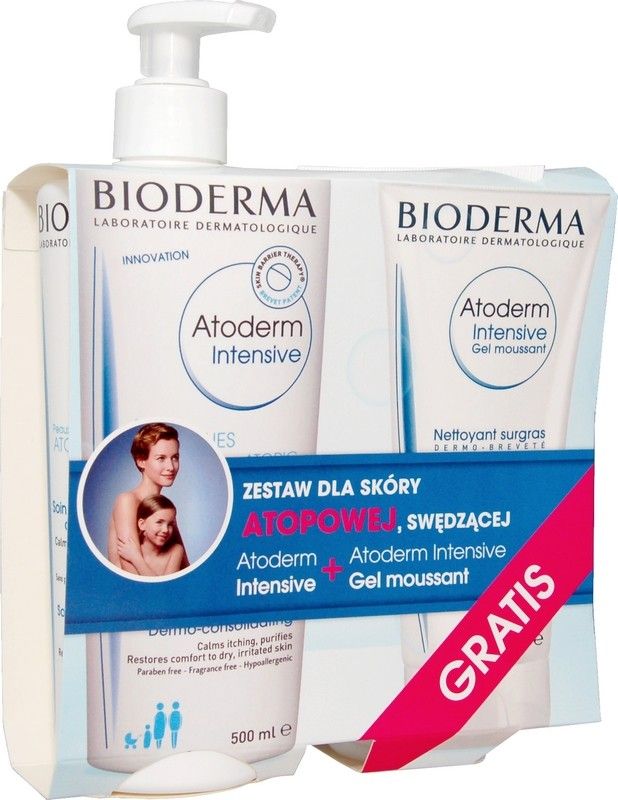Bioderma Atoderm Intensive 500ml + Gel Moussant 200ml