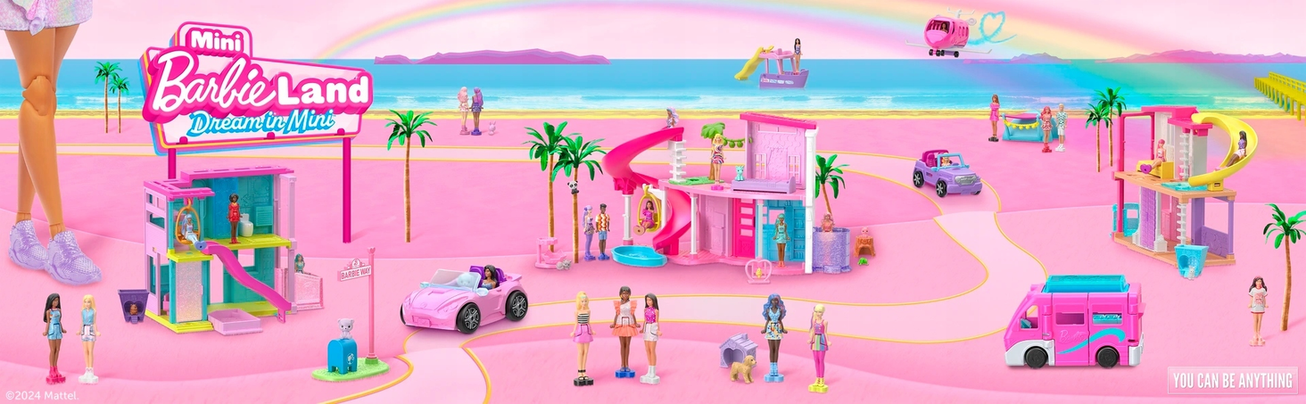 Barbie Mini BarbieLand Kamper Samochód