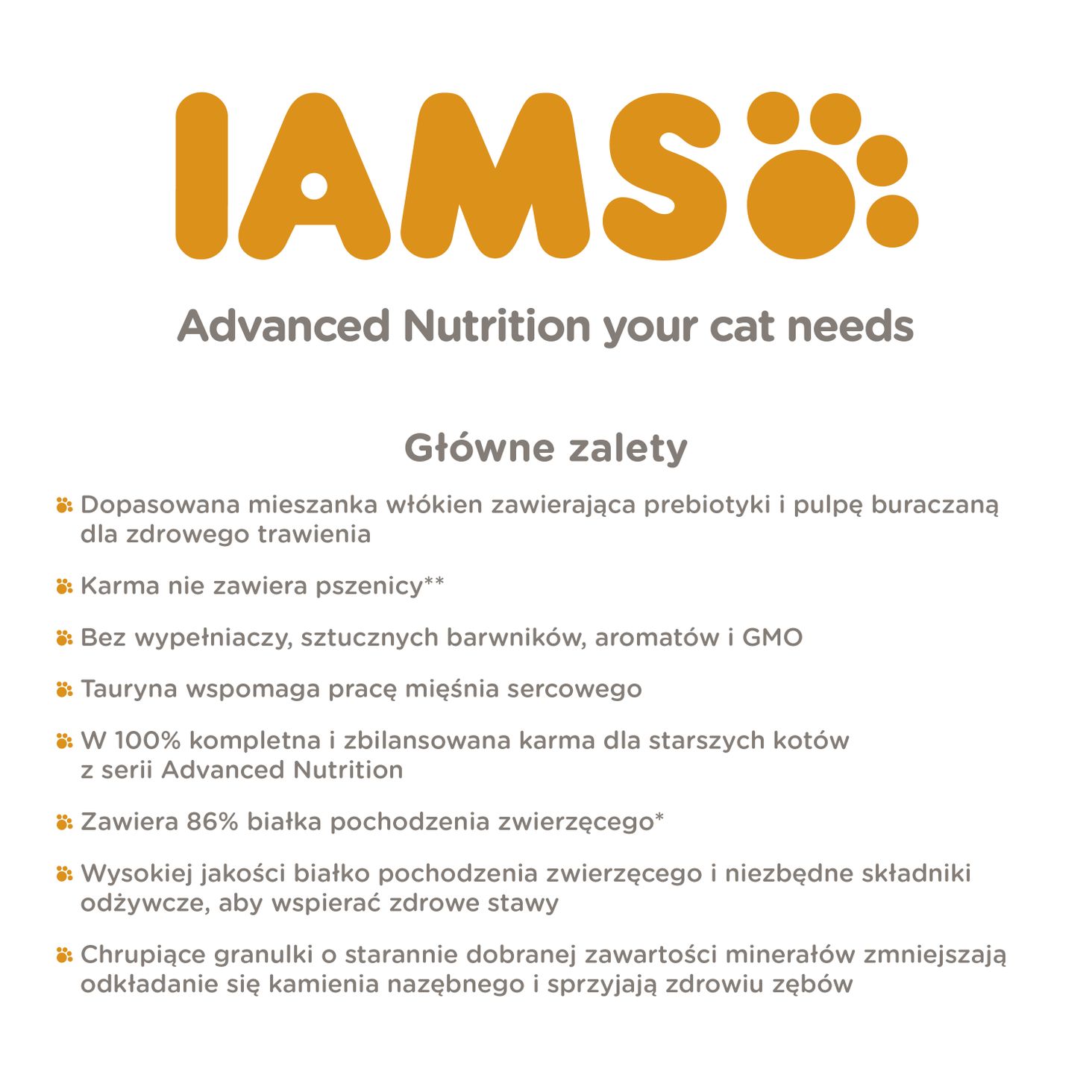 IAMS Zalety karmy