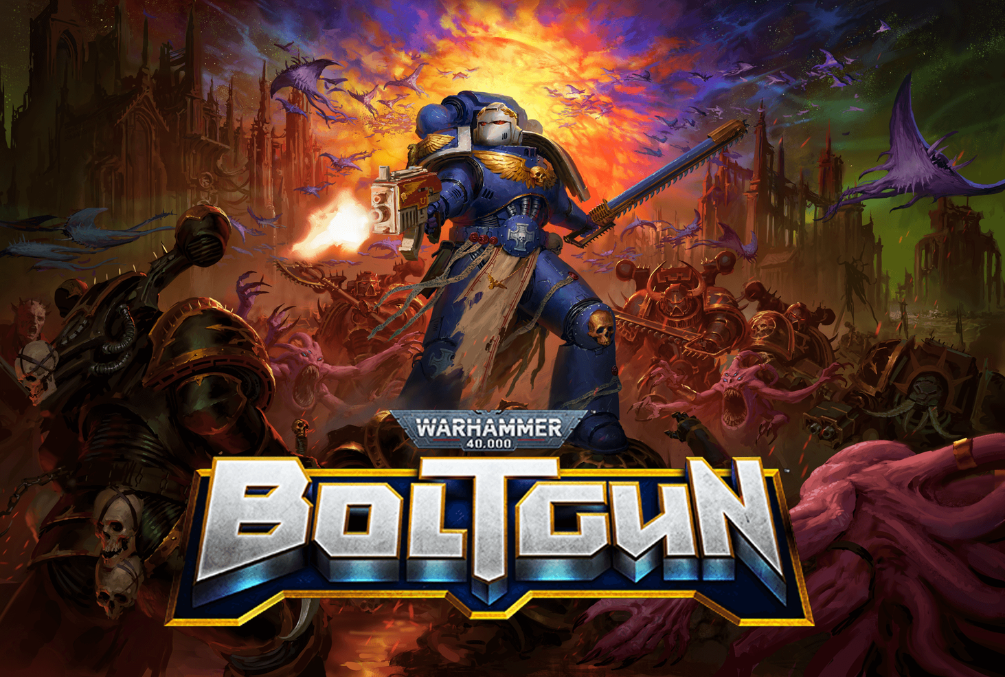 Warhammer 40,000 Boltgun logo 1