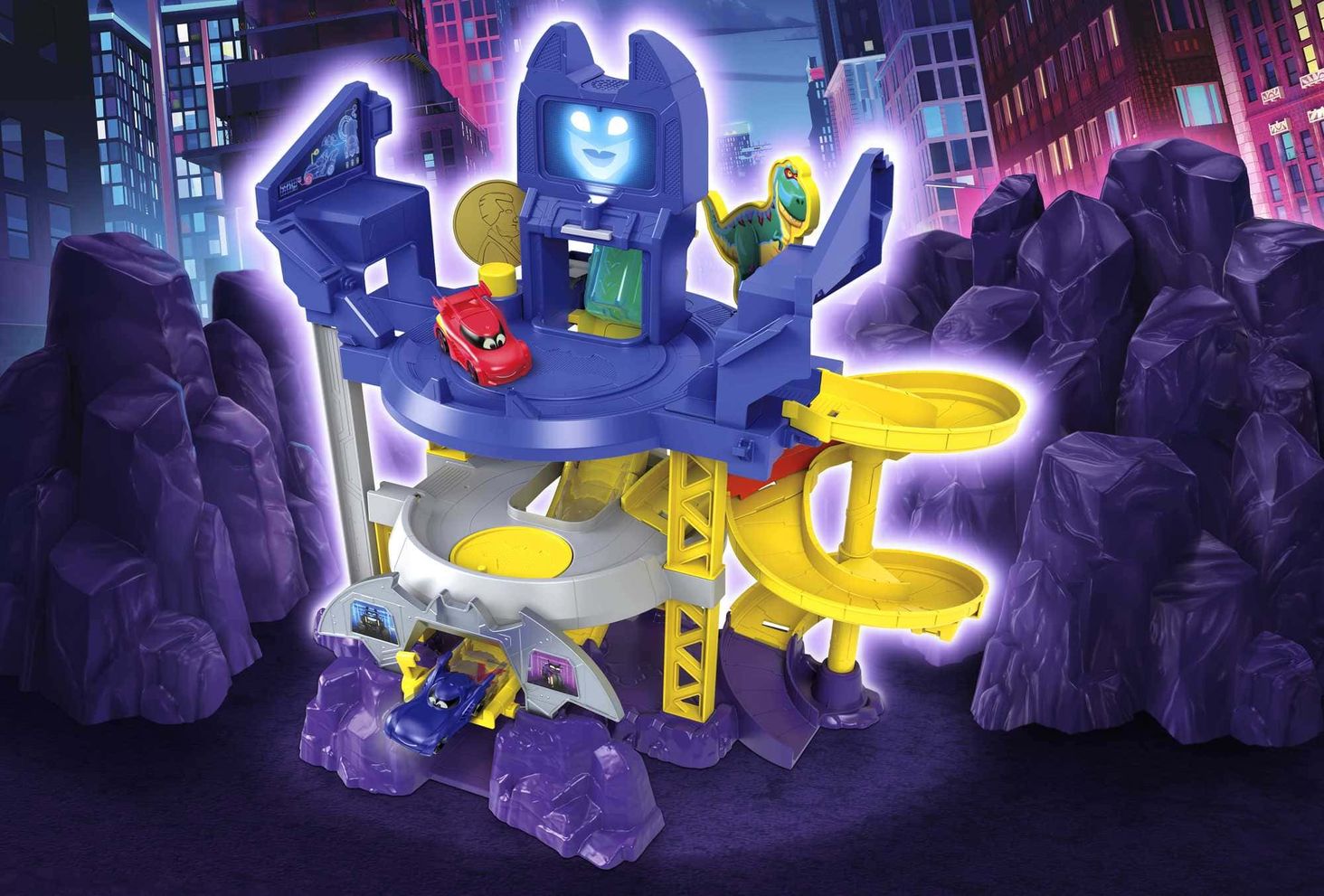 Fisher-Price Batwheels Wyścigowa Jaskinia Batmana