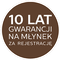 Saeco 10 lat gwarancji na młynek