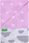 LULANDO Zestaw pościeli - Gwiazdki białe na różowym + Chmurki szare - zdjęcie 7