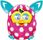 Hasbro Furby Boom Sunny Pink Polka Dots (A4332) - zdjęcie 1