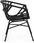 Krzesło STYLIE 73x58 kolor czarny - zdjęcie 3