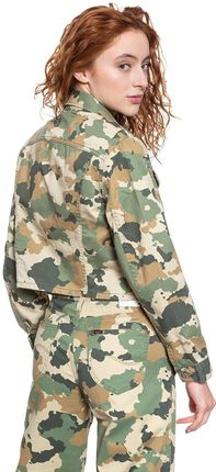 Lee Cropped Rider Jacket Camouflage L54Ccw03 - zdjęcie 3