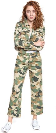 Lee Cropped Rider Jacket Camouflage L54Ccw03 - zdjęcie 5