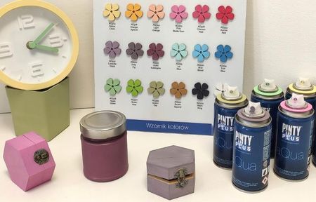 FARBA WODNA W SPRAYU AQUA 150ML SREBRNY BEZ ZAPACH - zdjęcie 3