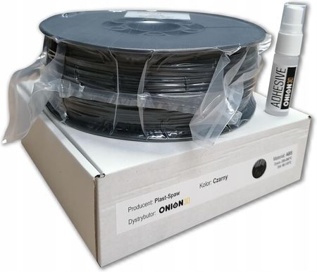 PLAST-SPAW FILAMENT ABS CZARNY 1KG - zdjęcie 2