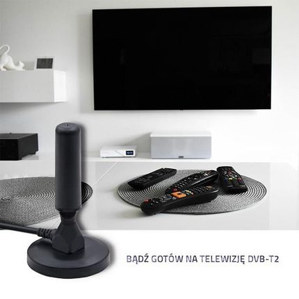 QOLTEC ANTENA TELEWIZYJNA DVB-T2 (57016) - zdjęcie 3