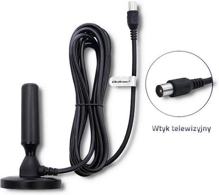 QOLTEC ANTENA TELEWIZYJNA DVB-T2 (57016) - zdjęcie 4