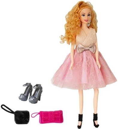 LeanToys Lalka Modelka Jasnowłosa 28 cm Torebka Szpilki - zdjęcie 2