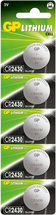 GP BATERIA LITOWA, GUZIKOWA, CR2430, 3V, , BLISTR, - zdjęcie 2