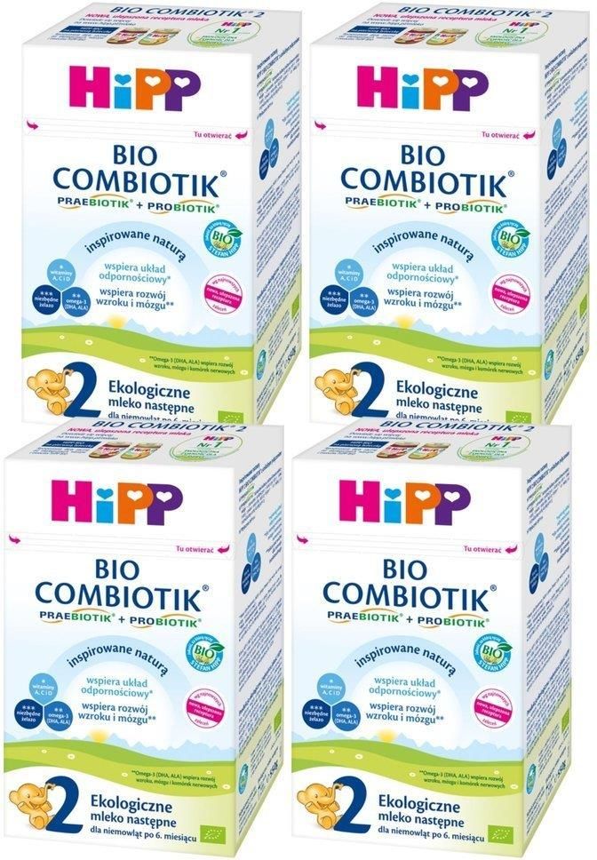 HiPP 2 Bio Combiotik 4x550g Ceny I Opinie Ceneo Pl