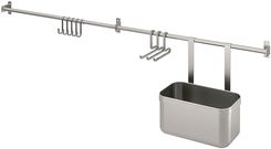 Zdjęcie Ikea Kungsfors Szyny Z Haczykami I Pojemnikiem (09308217) - Białystok