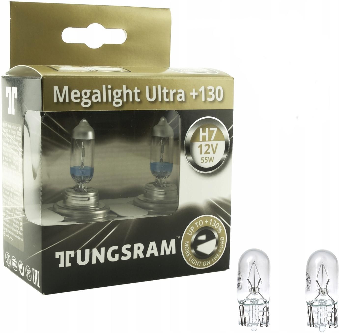 Żarowka samochodowa TUNGSRAM ŻARÓWKI H7 12V 55W MEGALIGHT ULTRA 130