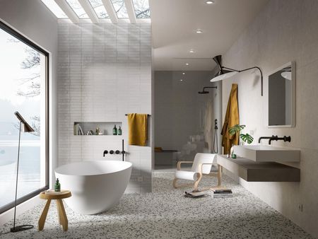 Marazzi Lume White Lux 6X24 - zdjęcie 4