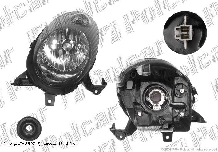 Lampa Przednia Tyc Lampa Przednia Reflektor Wiate Przednich Nissan