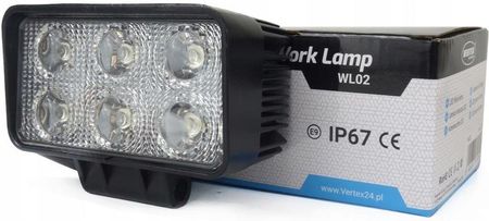 01613 LAMPA ROBOCZA WL02 18W FLAT 9-60V AMIO 5903293016138 - zdjęcie 3