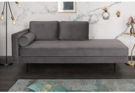 Invicta Interior Sofa Diva 196Cm Aksamitny Szary 40603 3343 - zdjęcie 2