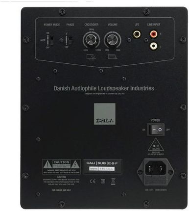 Dali SUB E-9F czarny satynowy - zdjęcie 2
