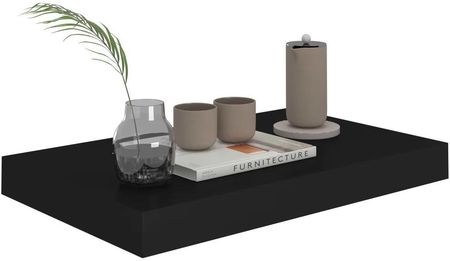 vidaXL Półki Ścienne 4 Szt Czarne 40X23X3 8 Cm Mdf - zdjęcie 6